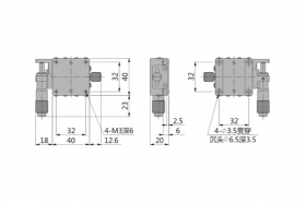 Низкопрофильный линейный транслятор, модель MAX-B40-13