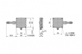 Низкопрофильный линейный транслятор, модель MAX-B60-13