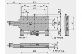 Линейный транслятор с электронной индикацией, модель MAX-100200С-100S-D