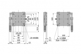 Линейный транслятор, модель MAX-120-50