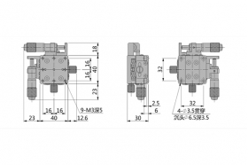 Ультратонкий двухосевой линейный транслятор, модель MAXY-40-13S