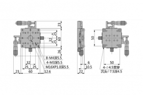 Ультратонкий линейный двухосевой транслятор, модель MAXY-60-13ST