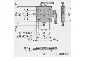 Ультратонкий линейный двухосевой транслятор, модель MAXY-100-25ST