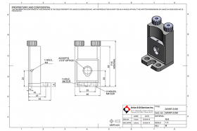 Регулируемый держатель для зеркал 12,7 мм, модель 04VMT-0.5M
