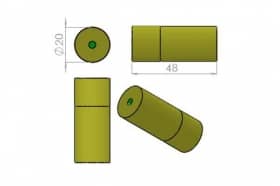 Компактные зеленые лазеры, длина волны 532 нм, модель PGL-H-532