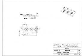 Алюминиевая плита с сеткой отверстий М4/М6, серия OHD-M