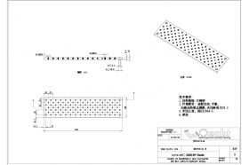 Алюминиевая плита с сеткой отверстий М4/М6, серия OHD-M