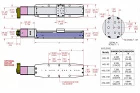 Моторизированные линейные трансляторы, серия MSL-100