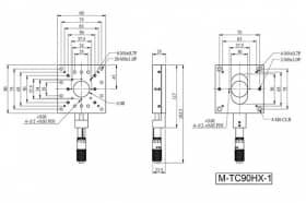 Линейные трансляторы с центральной апертурой 36 мм, серия M-TC90H-1