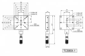 Линейные трансляторы с фиксатором, серия M-TCS90-1