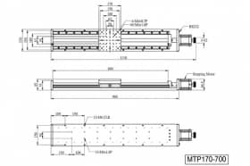 Компактные линейные моторизированные трансляторы, серия MTP170-C7