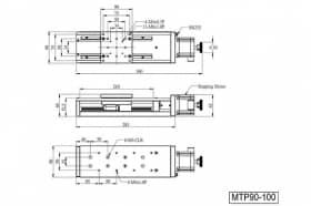 Компактные линейные моторизированные трансляторы, серия MTP90-C3