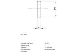 Оптические окна из фторида кальция, GCL-1203