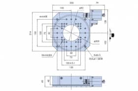 Моторизированная поворотная платформа ZX110-200