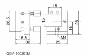 Кинематические держатели для цилиндрических линз серии GCM-10