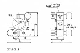 Кинематические держатели для зеркал/линз серии GCM-0818