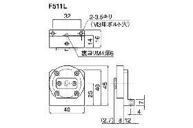 Держатель для лазерных диодов серия F51