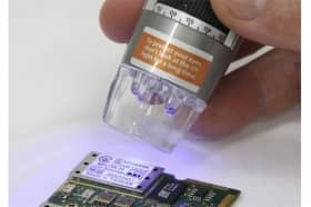 Цифровой портативный микроскоп Dino-Lite Special lighting-UV AM4113Т-FVW с ультрафиолетовым спектром освещения 400 нм.