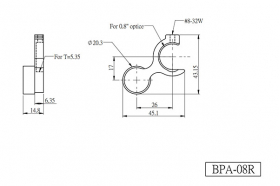 Прерыватель оптического пути, модель BPA-08R
