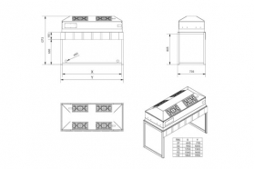 Ламинарный бокс FBS 56 Standard открытого типа