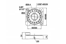 Поворотная платформа с градуированной шкалой серии GCM-110