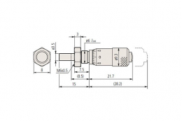 Микрометрическая головка, модель 101MH6.5FС