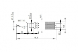 Микрометрическая головка, модель 101MH25SС