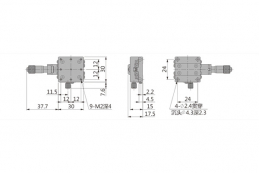 Миниатюрный линейный транслятор, модель MAX-30-6