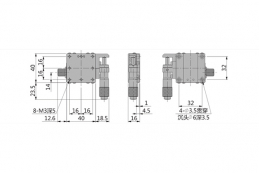 Стальной линейный транслятор, модель MAX-P40-13-SS