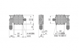 Низкопрофильный линейный транслятор, модель MAX-B40-13