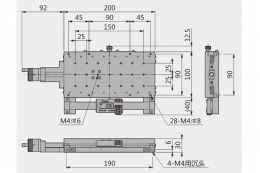 Линейный транслятор с электронной индикацией, модель MAX-100200С-100S-D