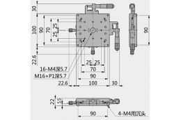 Ультратонкий линейный двухосевой транслятор, модель MAXY-100-25ST