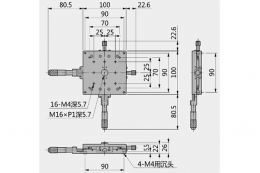 Ультратонкий линейный двухосевой транслятор, модель MAXY-100-25ST