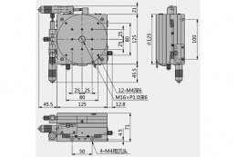Комбинированный транслятор XYθ, модель MAXYR-125-P