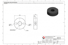 Держатель для коллиматорных линз, модель 04CLH-1M