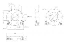 Поворотная платформа, диаметр 125 мм, модель RS-111T-R (симметричная)