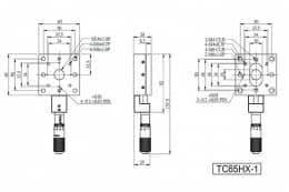 Линейные трансляторы с центральной апертурой М24, серия M-TC65H-1
