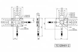 Линейные низкопрофильные трансляторы с центральной апертурой, серия M-TC120H-2