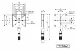Линейные трансляторы с фиксатором, серия M-TCS90-1