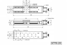 Компактные линейные моторизированные трансляторы, серия MTP90-C3
