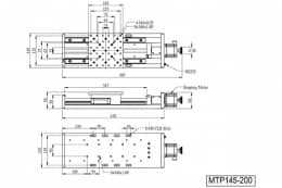 Компактные линейные моторизированные трансляторы, серия MTP145-C3