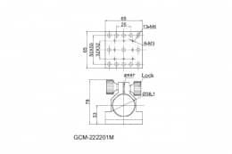 Держатель устанавливаемый на оптический шток, GCM-2212/2213