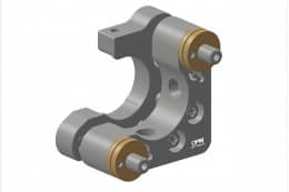 Стальной полуоткрытый высокоточный кинематический  держатель для зеркал,  диаметр 25,4 мм, серия STNС-1