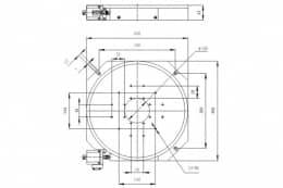 Моторизированная поворотная платформа ZX110-400