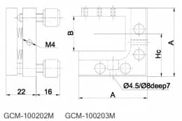Кинематические держатели для цилиндрических линз серии GCM-10