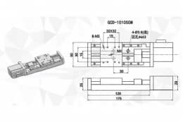 Линейный моторизированный транслятор с встроенным контроллером GCD-101050M