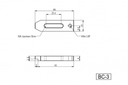 Алюминиевый зажим, модель BC-3