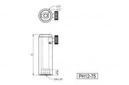 Держатели для оптических постов, серия PH12